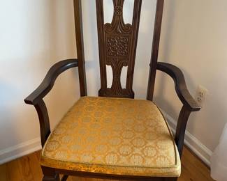 Wooden Dining Room Table Set W/ 6 Chairs