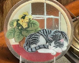 Peggy Karr Decorative Glass Plate