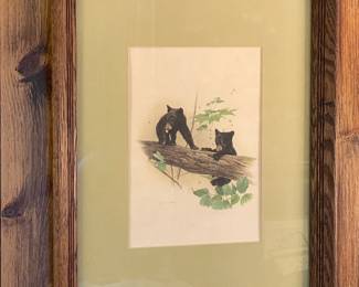 Framed Bear Artwork