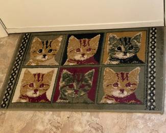Cat Door Mat