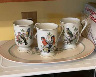 Bird Handled Coffee Mugs