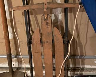 Antique Wooden Sled (2 Available)