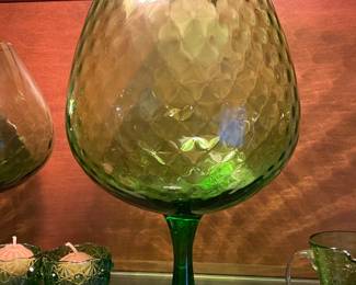 FABULOUS Vintage Mid-Century Modern Oversized Balloon Snifter By Empoli