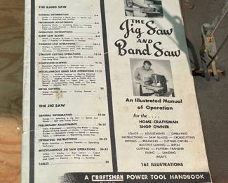 Craftsman Jig Saw & Band Saw W/ Instructions