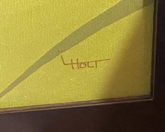 Framed & Signed Artwork By Larissa Holt W/ COA