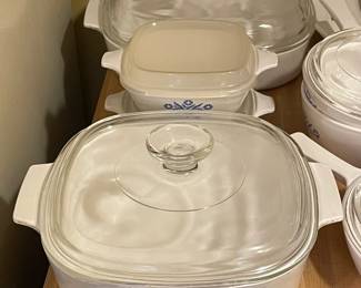 Corningware Pots W/ Glass Lids