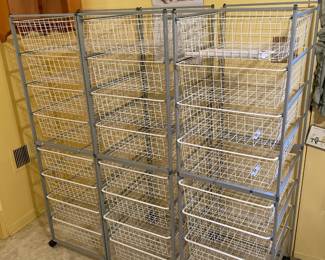 "Antonius" Rolling Storage Racks From Ikea