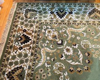Vintage Funky Green Area Rug (In Great Condition!)
