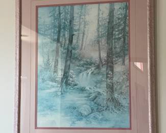 Framed & Signed Artwork By Lena Liu