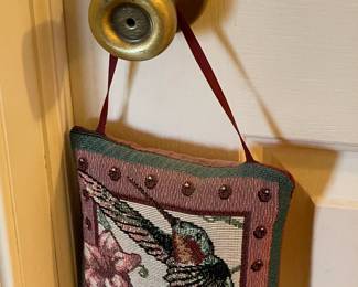Hanging Needlepoint Pillow Decor