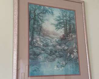 Framed & Signed Artwork By Lena Liu