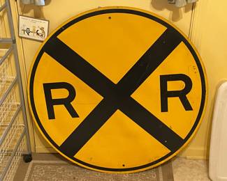 Genuine Rail Road Sign (2 Available)