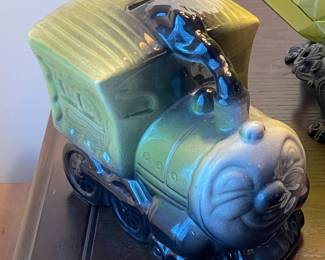 Vintage Train Bank