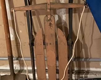 Antique Wooden Sled (2 Available)