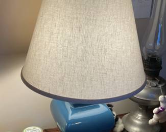 Blue Table Lamp
