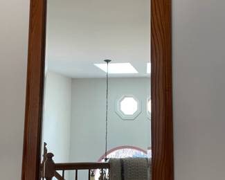 Wooden Wall Mirror