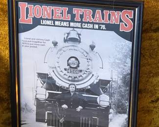 Framed Train Artwork