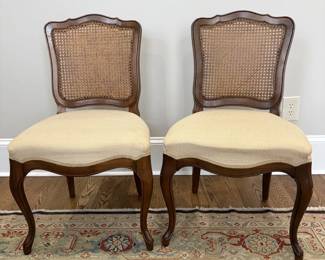 Vintage Kindels 1957 French Provincial Pair Dining Chairs B