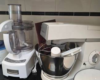 Kenwood mixer & Cuisinart food processor 