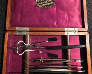 Antique surgical tools