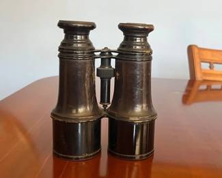 Pair of antique binoculars, made in Paris, France