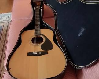 Yamaha guitar with case