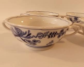 Blue Danube soup bowls