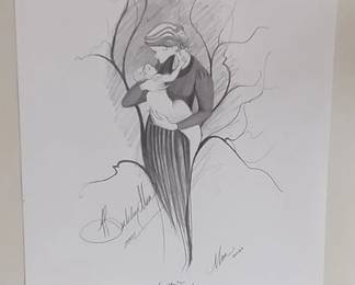 P. Buckley Moss print "Gentle Touch"