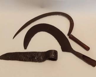 Hand forged sickles
