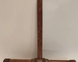Antique wooden caulking mallet, used by shipwrights