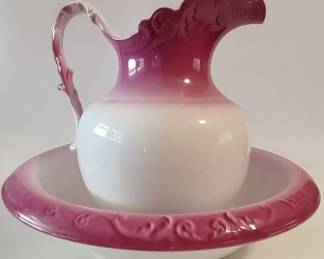 Victorian pitcher and bowl set
