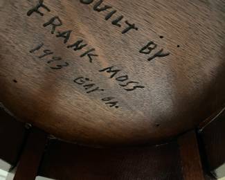 These fern stands were made by a craftsman from Gay, GA.