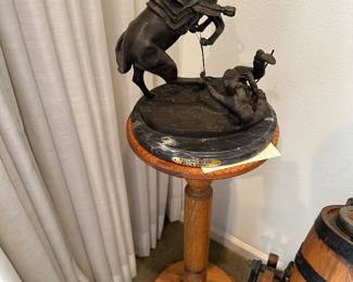 CHARLES RUSSELL BRONZE REPRODUCTION