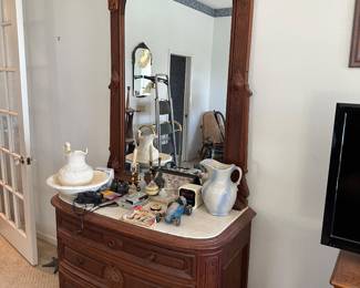 Victorian dresser with mirror