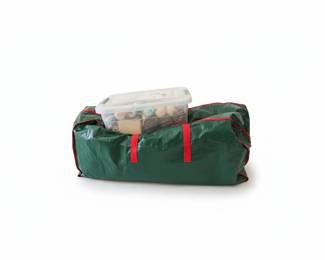 Christmas Ornament Storage Bag with Clear Lid Container second image