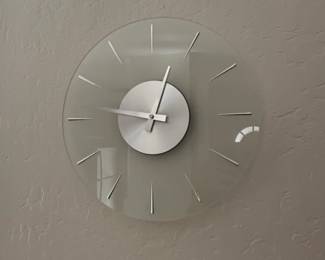 Modern Glass Wall Clock