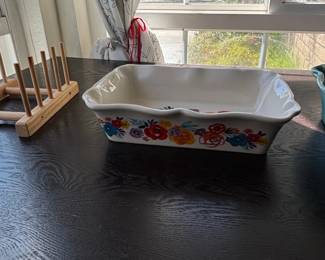 The Pioneer Woman Keepsake Floral Rectangular Baking Dish