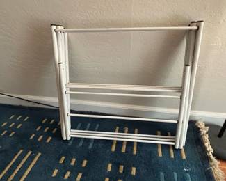 Vintage Metal Folding Drying Rack or Clothes Rack