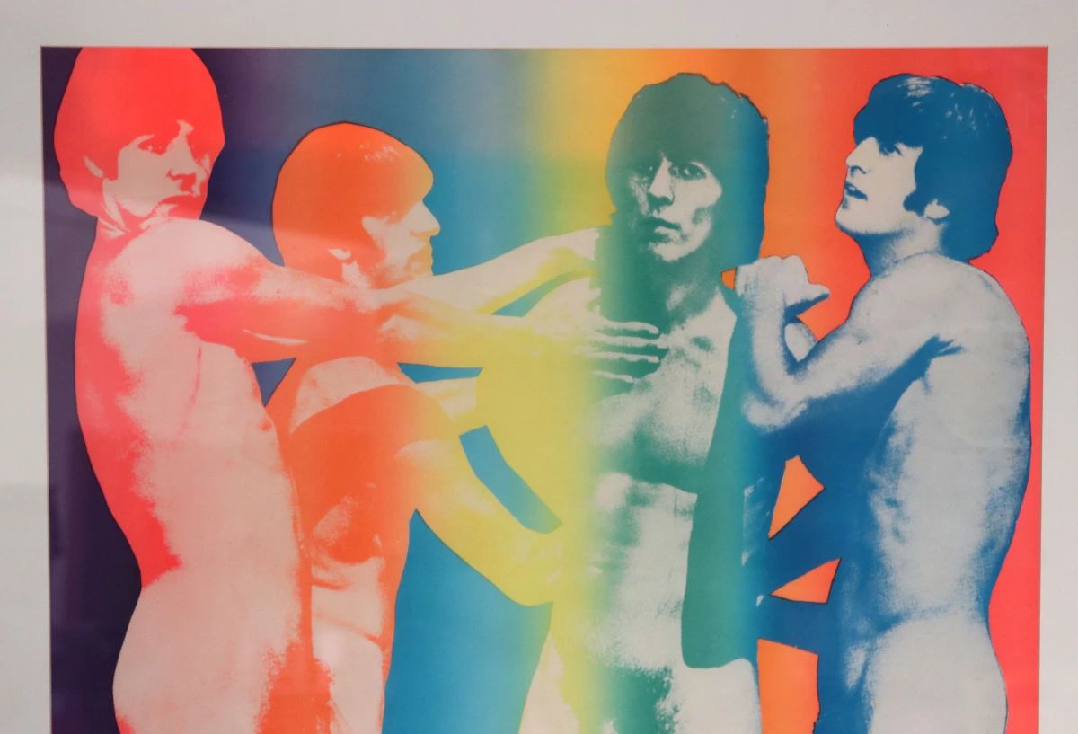 Rare Richard Bernstein Beatles Poster