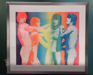 Rare Richard Bernstein Beatles Poster