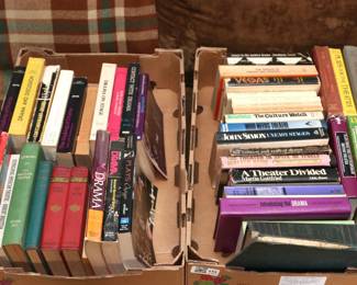 Hundreds of books, many theater and acting related