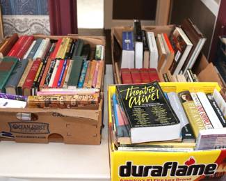 Hundreds of books, many theater and acting related