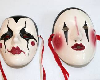 Ceramic Masks - Signed