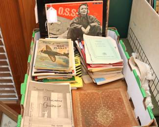 Hundreds of books, many theater and acting related