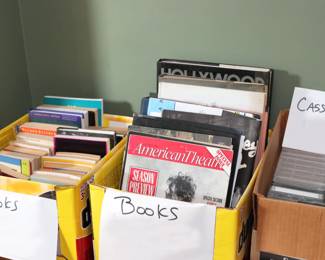 Hundreds of books, many theater and acting related