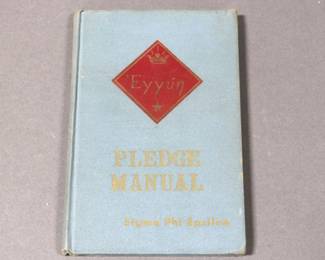 Pledge Manual Sigma Phi Epsilon - Tenth Edition 1960