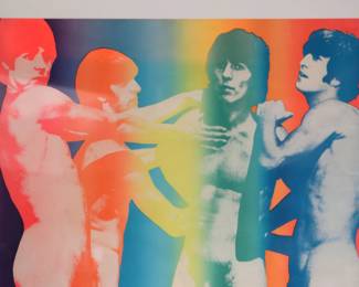 Rare Richard Bernstein Beatles Poster