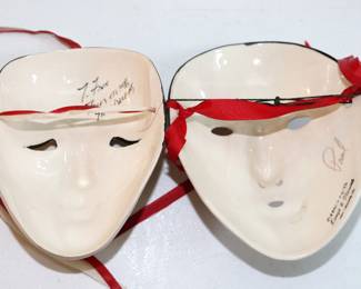 Ceramic Masks - Signed