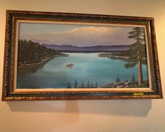 Lake Tahoe wall art