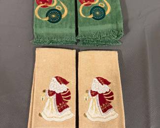Christmas hand towels